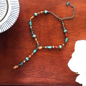 Lariat boho necklace